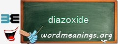 WordMeaning blackboard for diazoxide